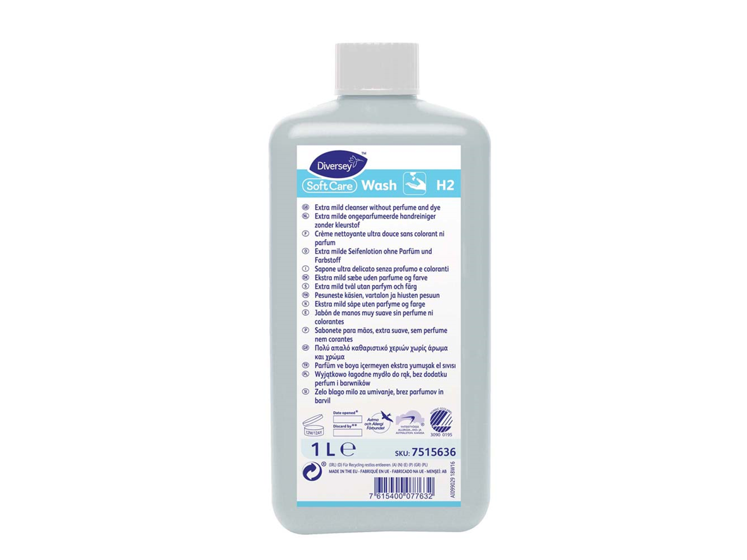 Seifenlotionen TASKI Soft Care Wash H2, 10 x 1 L Flasche