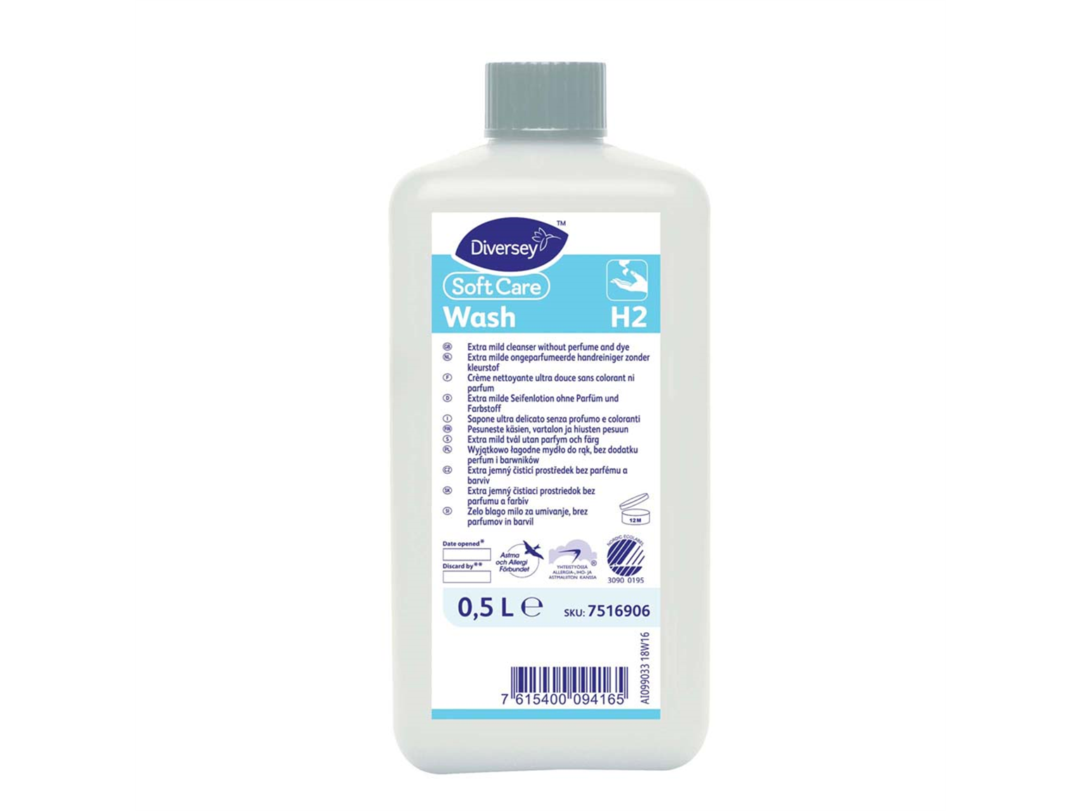 Seifenlotionen TASKI Soft Care Wash H2, 10 x 500 ml Flasche