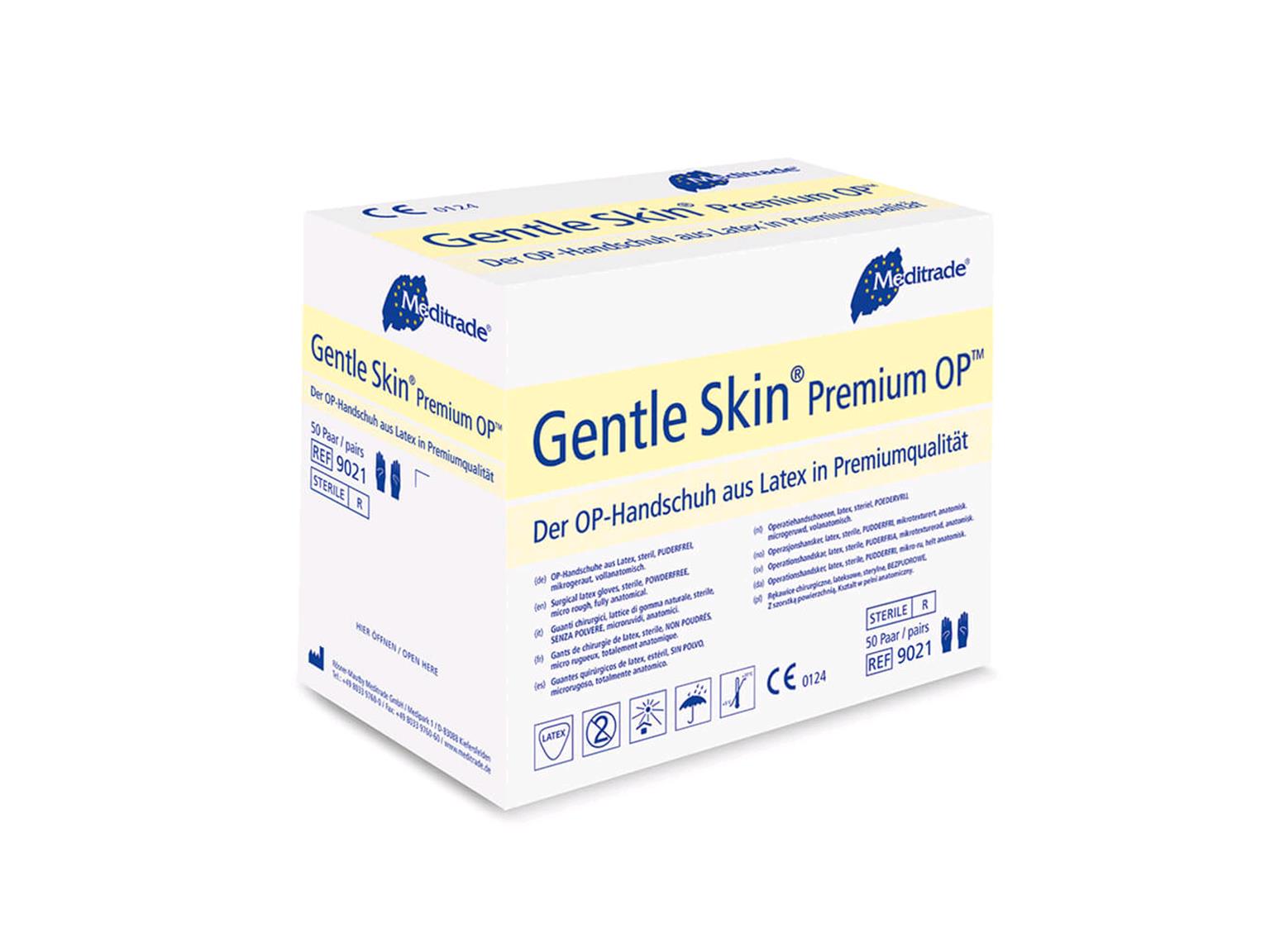 Maimed Gentle Skin Premium OP-Handschuh steril, Latex, Gr. 7.5, puderfrei,