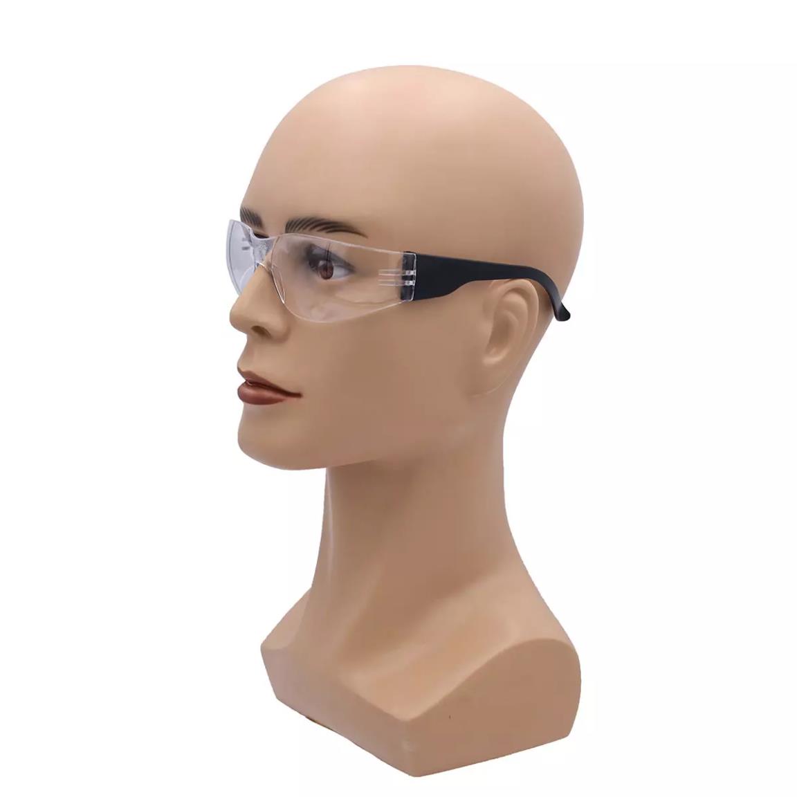 Universal Schutzbrille,schwarze Fassung, beschlagfreie Polycarbonatscheibe mit