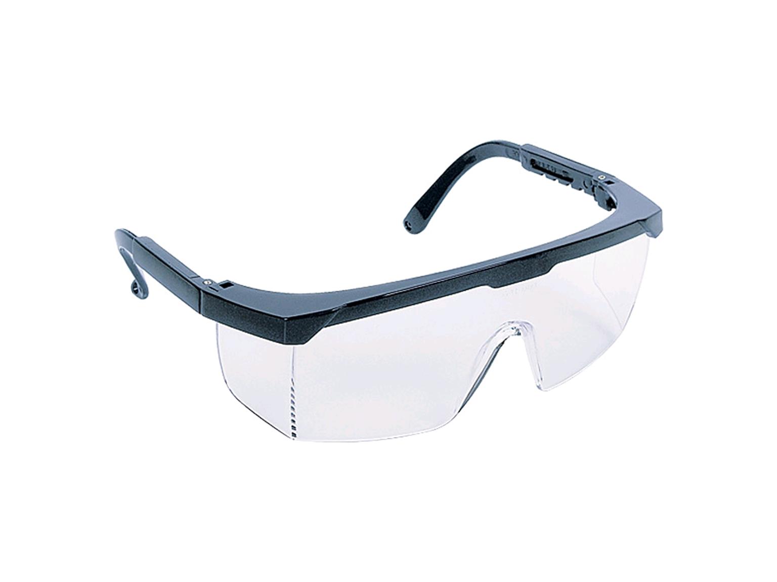 Universal Schutzbrille, blau, beschlagfrei, längenverstellbare