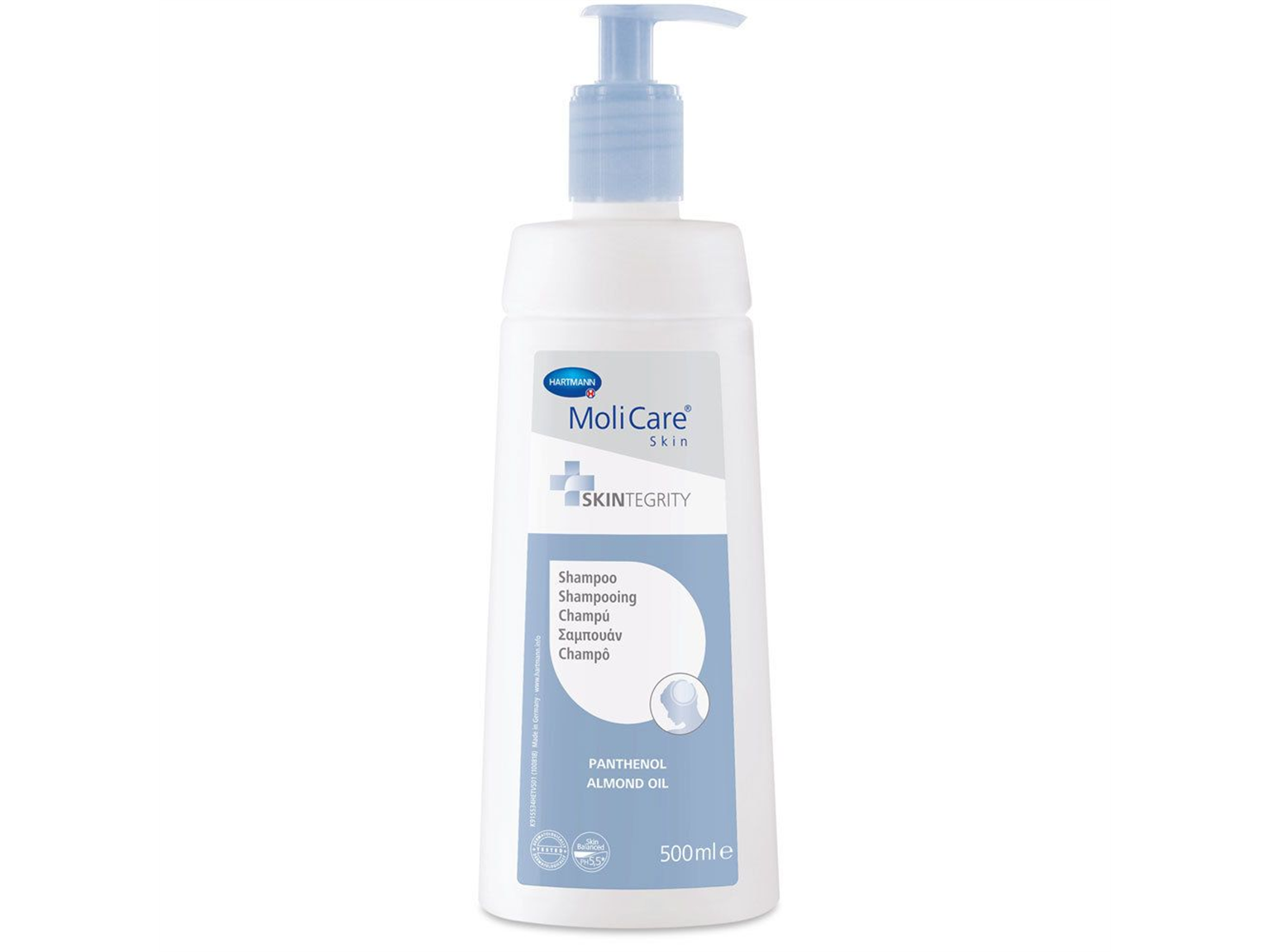 MoliCare Skin Shampoo, 500 ml, mit Panthenol und Mandelöl