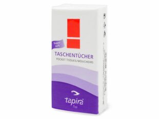 Taschentücher TAPIRA 4-lagig hochweiss 100% Zellstoff samtweich, 21 x 21 cm